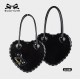 Sheep Puff Heart Shaped Patent PU Bag(Limited Reservation/7 Colours/Full Payment Without Shipping)